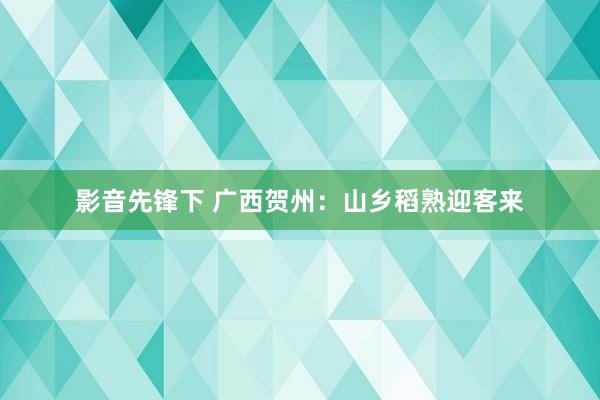 影音先锋下 广西贺州：山乡稻熟迎客来