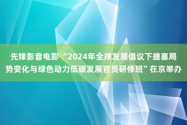 先锋影音电影 “2024年全球发展倡议下搪塞局势变化与绿色动力低碳发展官员研修班”在京举办