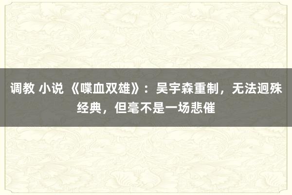 调教 小说 《喋血双雄》：吴宇森重制，无法迥殊经典，但毫不是一场悲催