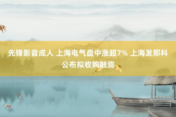 先锋影音成人 上海电气盘中涨超7% 上海发那科公布拟收购融资