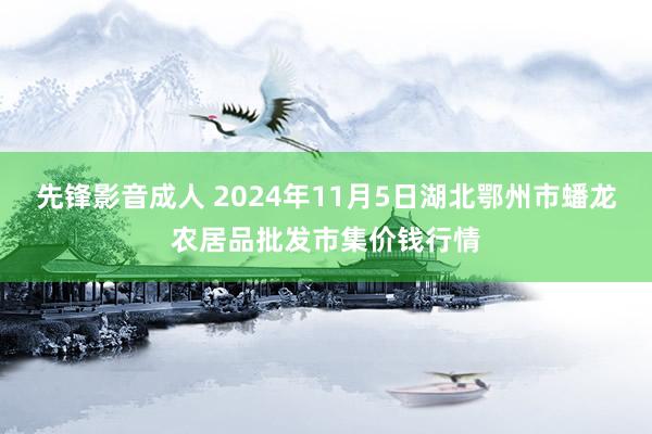 先锋影音成人 2024年11月5日湖北鄂州市蟠龙农居品批发市集价钱行情